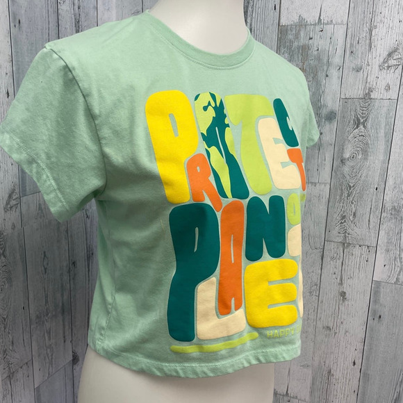 Happy Earth Kids XL Protect Planet Earth Short Sleeve Cotton Blend Crew Neck Tee - Picture 1 of 5